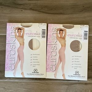 New Euroskins convertible tights S/M 210-NR Suntan